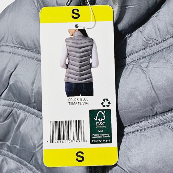 32 Degrees Lightweight Warmth Stand Up Collar Vest Women's Size S Modern Casual - Picture 5 of 8